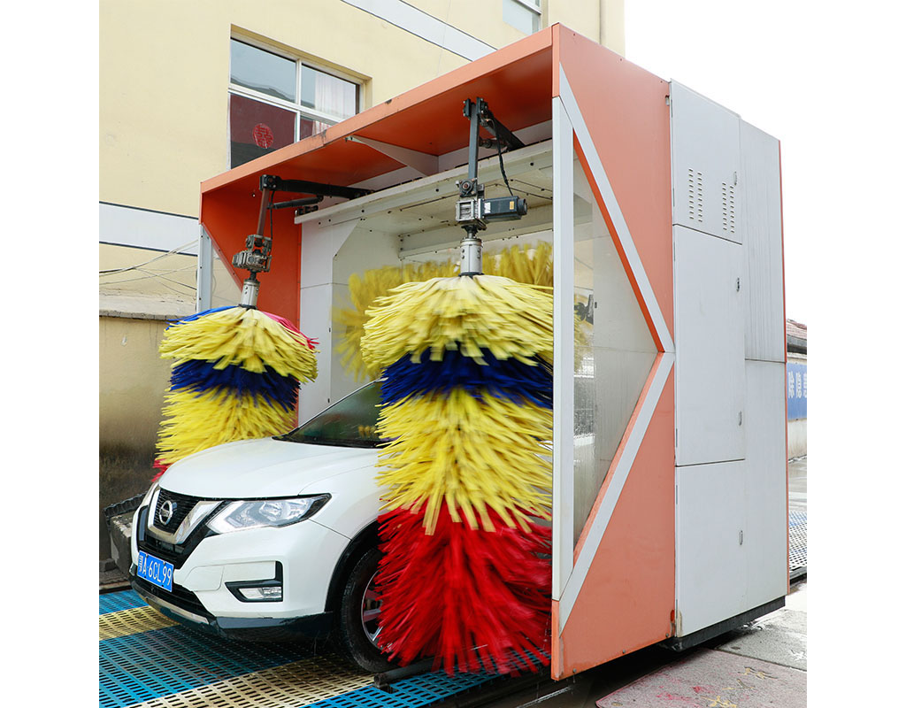 High Quality Cleaning Result Fully Automatic Roll Over Car Wash Machine  with Small Space Automatic Dump Car Washing Machine